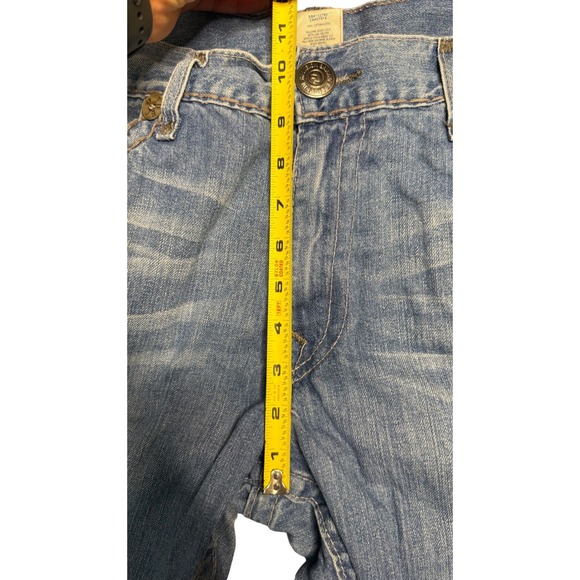 True Religion Brand Jeans Men's Size 42 Blue Wash Bootcut Denim Made in USA - Picture 7 of 8